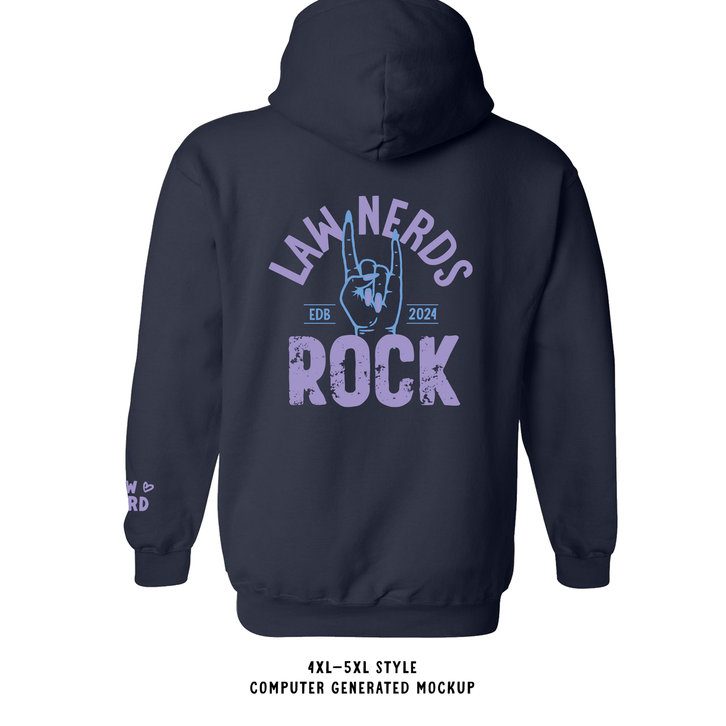 Law Nerds Rock Hoodie