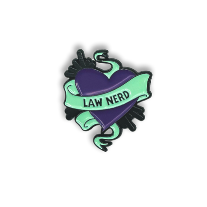 Limited Edition Law Nerd Love Lapel Pin