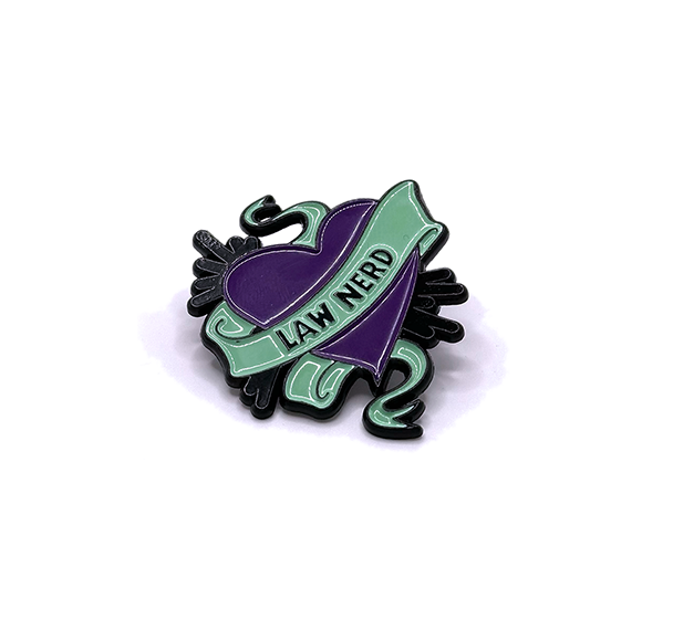 Limited Edition Law Nerd Love Lapel Pin